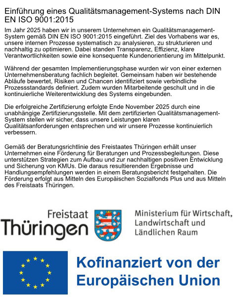 Vorhabensbeschreibung und Logos